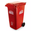 Wheel Waste Bin with Manual Lift (120 Ltr) Multi-colour