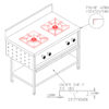 Two Burner Indian Gas Range