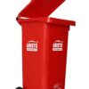 Wheel Waste Bin with Manual Lift (120 Ltr) Multi-colour - Image 3