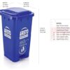 HDPE Dusbtin (70 Ltr) Multi-colour - Image 2