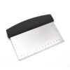 Dough Scrapper/Bench Scrapper with Plastic Handle