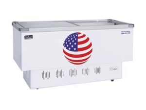 528 Ltr Island Freezer with Two Sliding Glass Lids (IL 550)