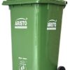 Wheel Waste Bin with Manual Lift (90 Ltr) Multi-colour