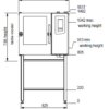6 Tray (1x1 GN) Gas Combi Oven with Advanced Controls & Online Steam (CPE 1.06 G) - Image 2