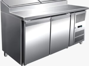 337 Ltr Two Door Prep Counter (SH 2100/800) Ventilated Cooling