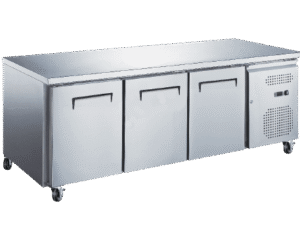 400 Ltr Three Door Undercounter Chiller (UC-1802-C) Static Cooling