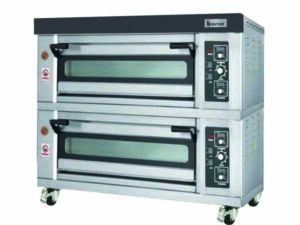 Two Deck Electric Oven (2 Trays in Each Deck) (EDO-2D-4T Black Italia)